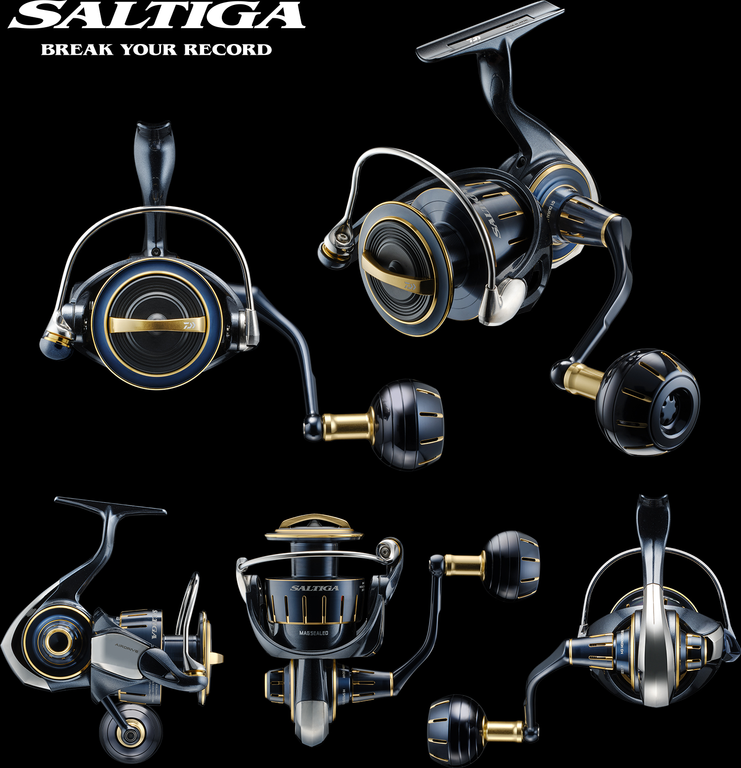 DAIWA Ultimate Spinning Reel MQ + Airdrive Design SALTIGA 2023